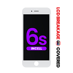 LCD Assembly with Steel Plate for iPhone 6S (WHITE) (Aftermarket Incell / QV7) (Exclusive LCD Breakage)