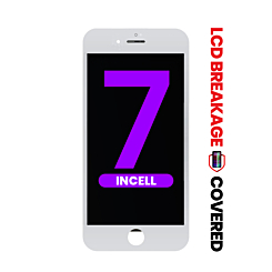 LCD Assembly with Steel Plate for iPhone 7 (WHITE) (Aftermarket Incell / QV7) (Exclusive LCD Breakage)