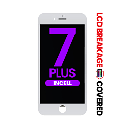 LCD Assembly with Steel Plate for iPhone 7 Plus (WHITE) (Aftermarket Incell / QV7) (Exclusive LCD Breakage)