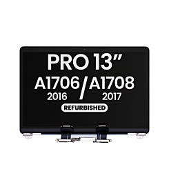 LCD Assembly (SILVER) (Refurbished) for MacBook Pro 13" with Touch Bar / Pro 13" (A1706 / Late 2016) (A1708 / Mid 2017)