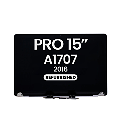 LCD Assembly (SILVER) (Refurbished) for MacBook Pro 15" with Touch Bar (A1707 / Late 2016)