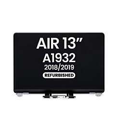 LCD Assembly (SPACE GRAY) (Refurbished) for MacBook Air 13" Retina (A1932 / Mid 2019) (A2179 / Early 2020)