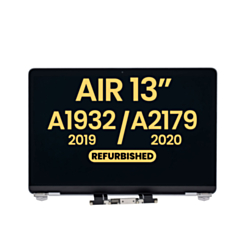 LCD Assembly (SILVER) (Refurbished) for MacBook Air 13" Retina (A1932 / Mid 2019) (A2179 / Early 2020)