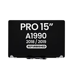 LCD Assembly (SPACE GRAY) (Refurbished) for MacBook Pro 15" Touch Bar (A1990 / Late 2018 / Early 2019)