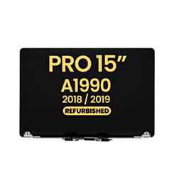LCD Assembly (SPACE GRAY) (Refurbished) for MacBook Pro 15" Touch Bar (A1990 / Late 2018 / Early 2019)
