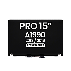 LCD Assembly (SILVER) (Refurbished) for MacBook Pro 15" Touch Bar (A1990 / Late 2018 / Early 2019)