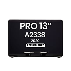 LCD Assembly (SPACE GRAY) (Refurbished) for MacBook Pro 13" (A2338 / Late 2020) (M1 / M2)