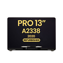 LCD Assembly (SPACE GRAY) (Refurbished) for MacBook Pro 13" (A2338 / Late 2020) (M1 / M2)