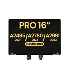 LCD Assembly (SPACE GRAY) (Refurbished) for MacBook Pro 16" (A2485 / Late 2021) / (A2780 / Late 2023 / (A2991 / Late 2023)