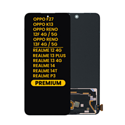 OLED Assembly without Frame for Oppo Reno 12F 4G / 5G / Realme 12 4G / Realme 13 Plus / Oppo F27 / Realme 13 4G / Realme 14T / Realme 14 / Realme P3 / Oppo Reno 13F 4G / 5G / Oppo K13 (Premium)