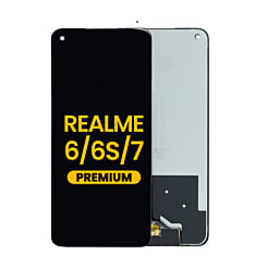 LCD Assembly without Frame for Realme 6 / 6S / 7 (Premium)