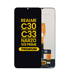 LCD Assembly without Frame for Realme C30 / C33 / Narzo 50i Prime (Premium)