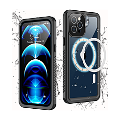 iPhone 12 Pro Max REDPEPPER Msafe FS Series Transparent Waterproof Hybrid Case  (Only Ground Shipping)