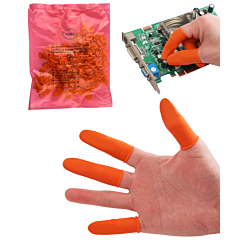 Anti-Static Rubber Fingercots (Pack of 100)