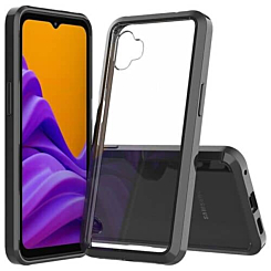 Galaxy X Cover 6 Pro Hybrid Case with Air Cushion Technology - BLACK (Only Ground Shipping)