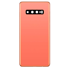 Buy the back glass with camera lens for Galaxy S10 US and International in Flamingo Pink, service pack.