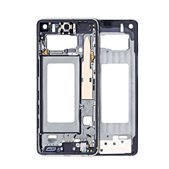 Stock up on the middle frame housing for Galaxy S10 in White.