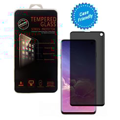 Privacy Tempered Glass for Galaxy S10 (Case Friendly / 3D Curved / Anti-Spy / 1 Piece)