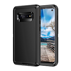 Heavy Duty Case for Galaxy S10E (BLACK) (Only Ground Shipping)