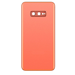 Shop the back glass with camera lens for Galaxy S10E US and International models in Flamingo Pink service pack.