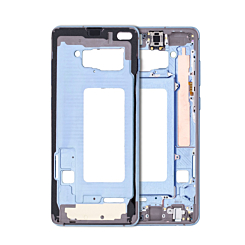 Buy the middle frame housing for Galaxy S10 Plus in Blue.