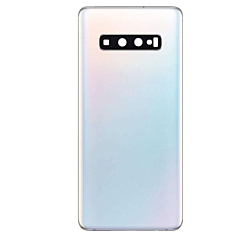 Purchase the back glass with camera lens for Galaxy S10 Plus US and International models in Prism White service pack.