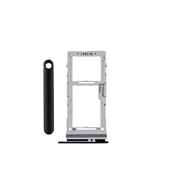 Stock up on the Dual SIM Card Tray for Galaxy S20 Ultra, S20 Plus, and S20 in Cosmic Black.