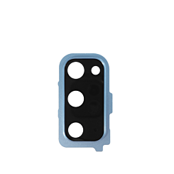 Shop the back camera lens with bracket for the Galaxy S20 in Cloud Blue.