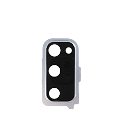 Purchase the back camera lens with bracket for the Galaxy S20 in Cloud White.