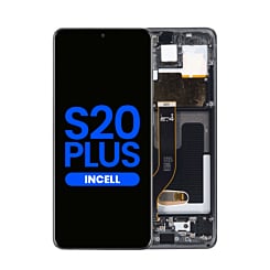 Shop the LCD Assembly with Frame for Galaxy S20 Plus 5G G985 and G986 in Cosmic Black, Aftermarket Incell.