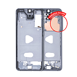 Order the middle frame housing for the Galaxy S20, Verizon 5G UW, in Cloud Blue.