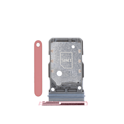 Buy the Dual SIM Card Tray for Galaxy S21 Ultra, S21 Plus, and S21 in Pink.