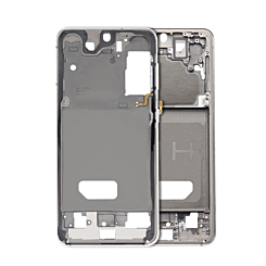 Shop the Middle Frame Housing for Galaxy S21 North American Version in Silver.