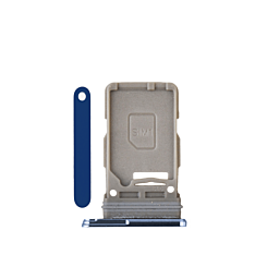 Purchase the Single SIM Card Tray for Galaxy S21 Ultra, S21 Plus, and S21 in Navy Blue.