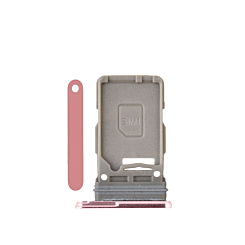 Grab wholesale deals on the Single SIM Card Tray for Galaxy S21 Ultra, S21 Plus, and S21 in Pink.