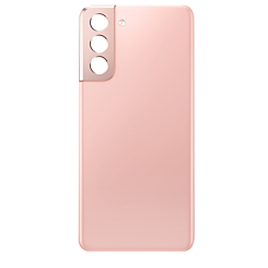 Shop the Back Glass with Camera Lens and Adhesive for Galaxy S21 Plus, No Logo, Phantom Pink.