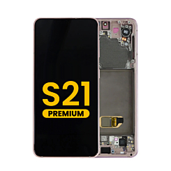 Grab wholesale deals on the OLED Assembly with Frame for Galaxy S21 G991 in Phantom Violet, Premium.
