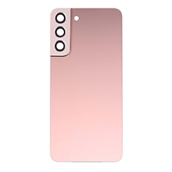 Purchase the Back Glass with Camera Lens and Adhesive for the Galaxy S22 Plus in Pink Gold, no logo.
