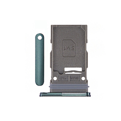 Buy the Single Sim Card Tray for the Galaxy S22 Plus 5G and S22 5G in Green.
