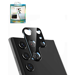 Buy the back camera tempered glass for Galaxy S22 Ultra in black.