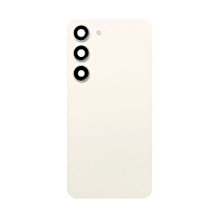 Shop the back glass with camera lens for Galaxy S23 US and international versions in cream. Service pack.