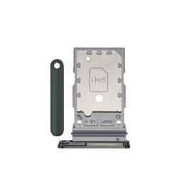 Buy the dual SIM card tray for Galaxy S23 and S23 Plus in green.