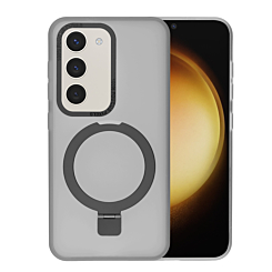 Carbon Wireless Charging Case with Ring Stand - CLEAR for Galaxy S23 (Only Ground Shipping)