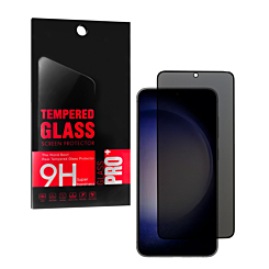 Buy the privacy tempered glass for Galaxy S23. Case friendly, anti-spy, one piece.