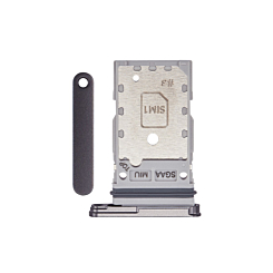 Stock up on the Dual Sim Card Tray for Galaxy S23 FE 5G in graphite.
