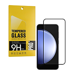 Buy the Clear Tempered Glass for Galaxy S23 FE 5G, case-friendly 2.5D, single piece.
