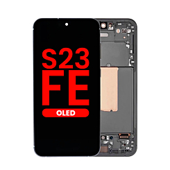 Shop the OLED Assembly with Frame for Galaxy S23 FE 5G S711 in graphite, aftermarket OLED.
