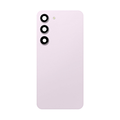 Buy the back glass with camera lens and adhesive for Galaxy S23 Plus in lavender. No logo.