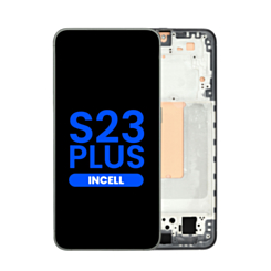 LCD Assembly with Frame for Galaxy S23 Plus (S916) (PHANTOM BLACK) (Aftermarket Incell) (Does not support Fingerprint)
