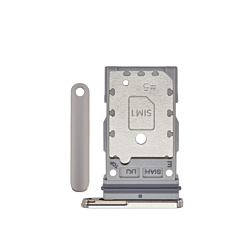 Grab wholesale deals on the dual SIM card tray for Galaxy S23 Ultra in cream.